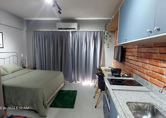 Studio Perto De Pinheiros Com Estacionamento
